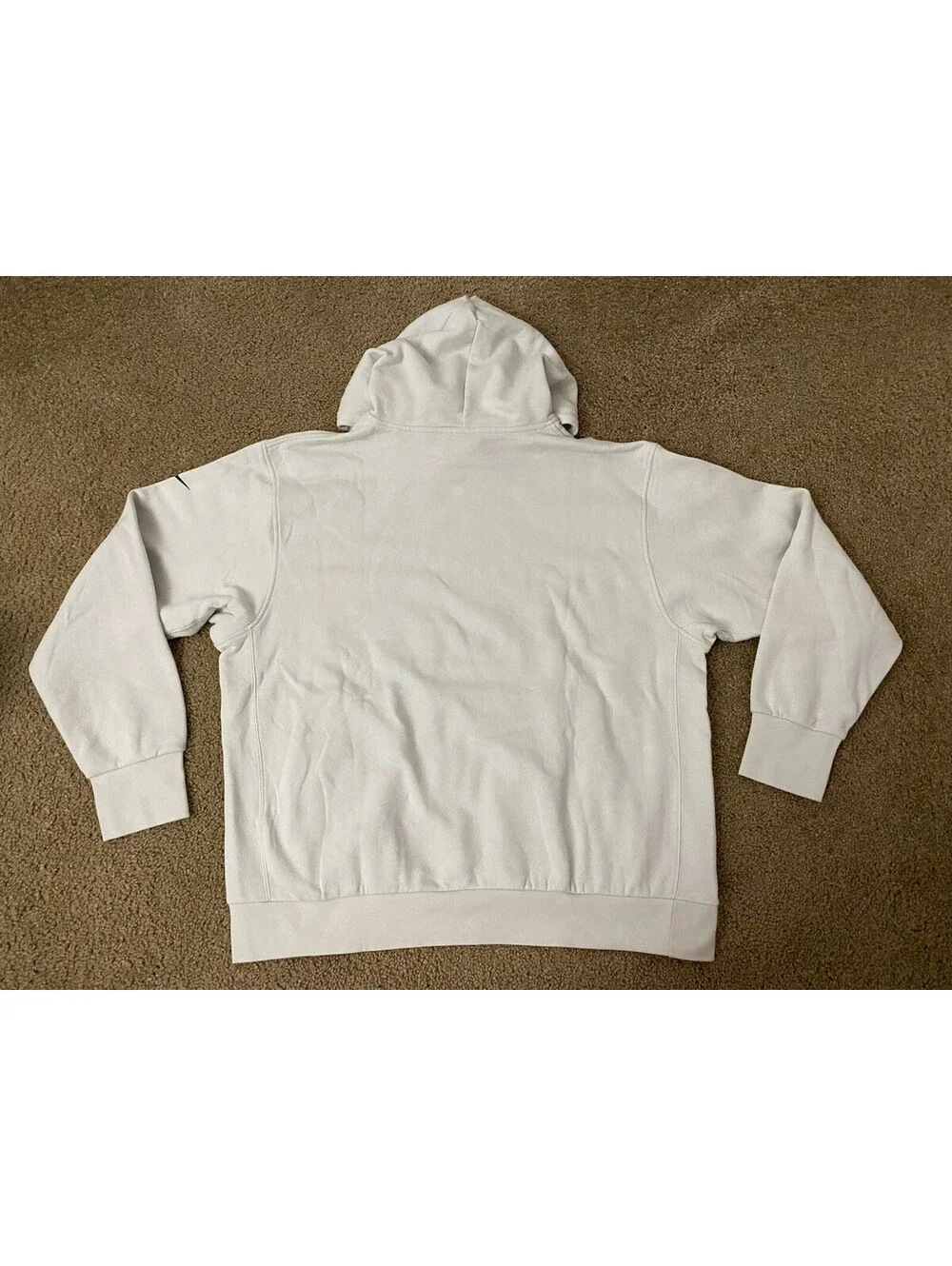 Nike Sabrina S Logo Pullover Hoodie Jacket White Women’s Size XL New FJ4449-073
